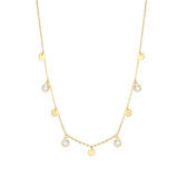 Disc Charm Necklace