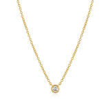 Bezel Lab Diamond Necklace