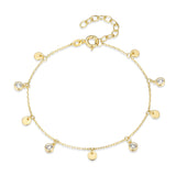 Disc Charm Bracelet
