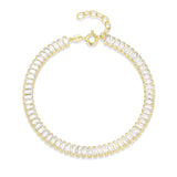 CZ Baguette Tennis Bracelet