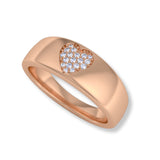 Pave Heart Ring