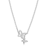 Double Butterfly Necklace