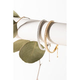 Double Row CZ Tennis Bolo Bracelet