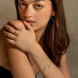 Oval Stud Hoops