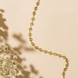 4mm Round Petal Necklace