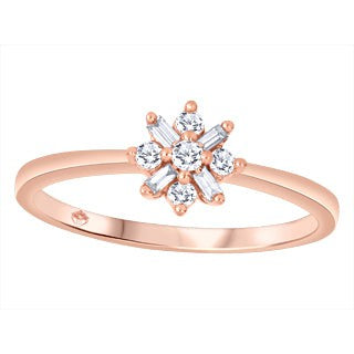 Baguette Star Ring