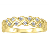 Braided Diamond Ring