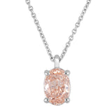 Pink Lab Diamond Pendant