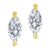 Marquise Lab Diamond Studs