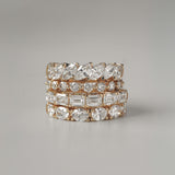 7-Stone Marquise Lab Diamond Band