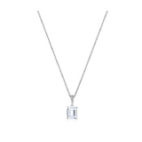 Radiant Solitaire Necklace