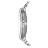 Jacqueline Sun Moon Multifunction Stainless Steel Watch