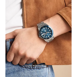 Fossil Dive Three-Hand Date Stainless Steel Watch