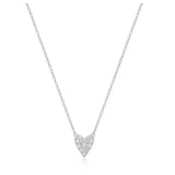 Pave Heart Necklace