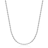 4mm Round Petal Necklace