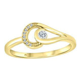 Diamond Swirl Ring