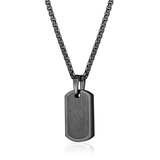 Matte Black Dog Tag