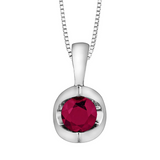 Luna Pendant - Ruby