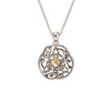 Forget-Me-Not Pendant - Cubic Zirconia