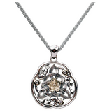 Forget-Me-Not Pendant - Cubic Zirconia