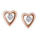 Mini Heart Earrings