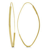 Slim Oval Hoops