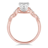 Lovebright .40 CT Round Diamond & Milgrain Ring