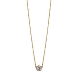 Bezel Solitaire Necklace