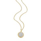 CZ Coin Necklace
