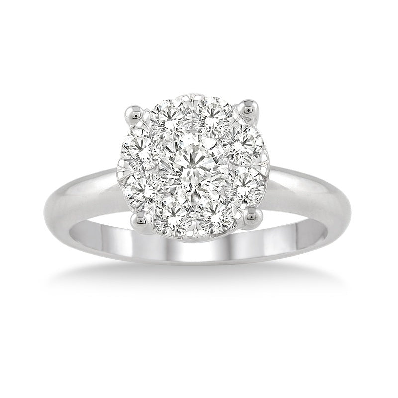 Lovebright Round Solitaire Diamond Ring