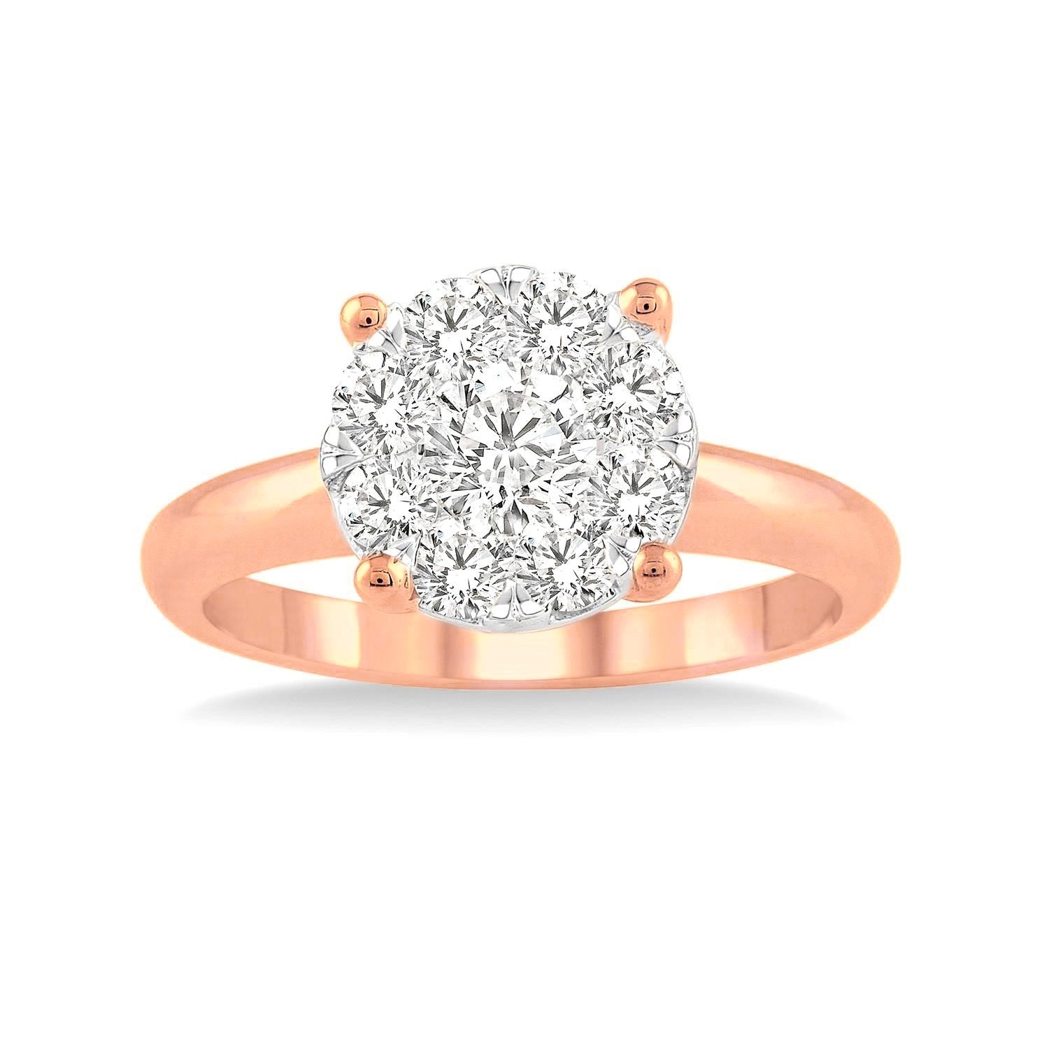 Lovebright Round Solitaire Diamond Ring