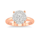Lovebright Round Solitaire Diamond Ring