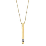 Diamond Bar Necklace