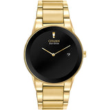 Axiom Eco-Drive Gold Watch