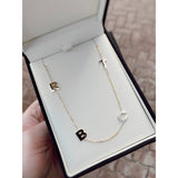 Quad Initial Necklace