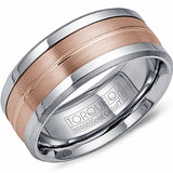 Cobalt 10K Gold Ridged Band