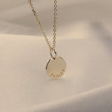Name Disc Necklace