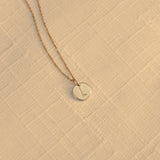 Initial Disc Necklace