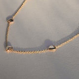 Hearts By The Yard Necklace