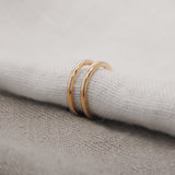 Double Bar Cuff Earring