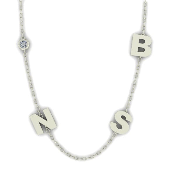 Triple Initial Necklace