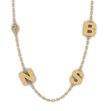 Triple Initial Necklace