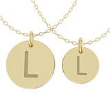 Initial Disc Necklace