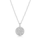 CZ Coin Necklace