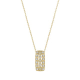 Milgrain Diamond Pendant