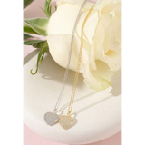 CZ Puffy Heart Necklace