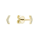 Diamond Arrow Studs