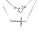 East To West Cross Necklace