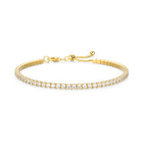 CZ Bolo Tennis Bracelet