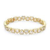 Bezel Heart Bracelet